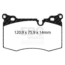 EBC Brakes - EBC Brakes DP51854NDX Bluestuff NDX Full Race Brake Pads for 09-15 Cooper - Image 3