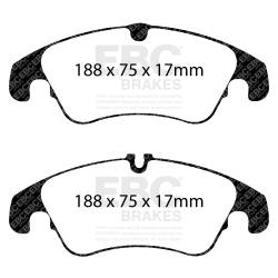 EBC Brakes - EBC Brakes DP51986NDX Bluestuff NDX Full Race Brake Pads - Image 3