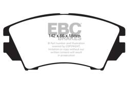 EBC Brakes - EBC Brakes DP62014 6000 Series Greenstuff Truck/SUV Brakes Disc Pads - Image 1
