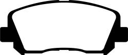 EBC Brakes - EBC Brakes DP63029 6000 Series Greenstuff Truck/SUV Brakes Disc Pads - Image 1