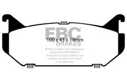 EBC Brakes - EBC Brakes S2KR2231 S2 Kits Greenstuff 2000 & USR Rotors for 626 MX-6 Probe - Image 1