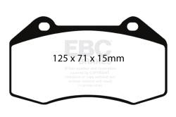 EBC Brakes - EBC Brakes S5KF1269 S5 Kits Yellowstuff & GD Rotors for 07-10 Cobalt HHR - Image 1