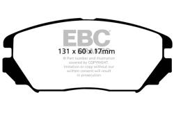 EBC Brakes - EBC Brakes UD1125 Ultimax Brake Pads for 06-11 Amanti Azera Sonata - Image 1