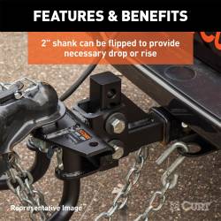 CURT - CURT 17052 Weight Distributing Hitch Round Bar - Image 4