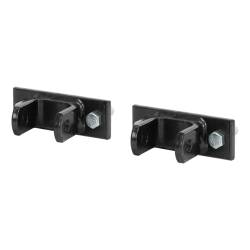 CURT - CURT 19748 Adjustable Tow Bar Bumper Brackets 1/2" Pin Holes - Image 1
