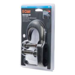 CURT - CURT 22411 Tow Hook w/Hardware 10000 lbs Black - Image 2