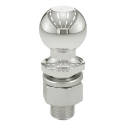CURT - CURT 40055 2-5/16" Trailer Ball 1-1/4" x 2-5/8" Shank 15000 lbs Stainless - Image 1