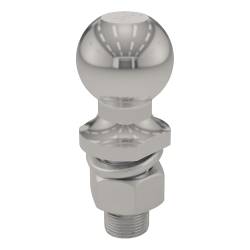 CURT - CURT 40083 2" Trailer Ball 1" x 2-1/8" Shank 6000 lbs Stainless Packaged - Image 3