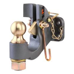 CURT - CURT 48411 SecureLatch Ball/Pintle Hitch - Image 1