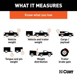 CURT - CURT 51701 BetterWeigh Mobile Towing Scale - Image 9