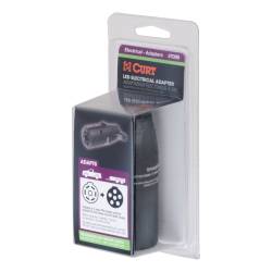 CURT - CURT 57005 LED Electrical Adapter 7-Way RV Blade Vehicle To 6-Way Round Trailer - Image 2
