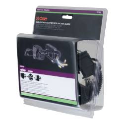 CURT - CURT 57102 Dual-Output Adapter w/Backup Alarm 4Way Flat To 7Way RV Blade Trailer - Image 2