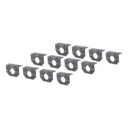 CURT - CURT 57207 Connector Mounting Brackets for 4-Way & 6-Way Round 12-Pack - Image 1