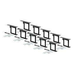 CURT - CURT 58001010 Easy-Mount Wiring Brackets for 4 Or 5-Way Flat 2" Receiver 10-Pack - Image 1