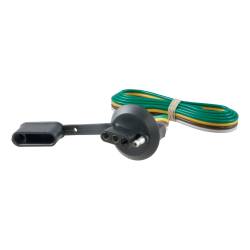 CURT - CURT 58405 4-Flat Car To 4-Flat Trailer - Image 1