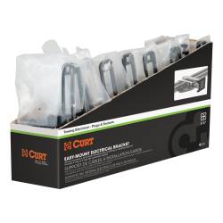 CURT - CURT 58002010 Easy-Mount Wiring Brackets for 4 Or 5-Way Flat 1.25" Receiver 10pk - Image 2
