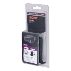 CURT - CURT 57621 Electrical Adapter 6-Way Round Vehicle To 4-Way Flat Trailer - Image 2
