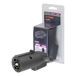 CURT - CURT 57251 7-Way Round RV To 5-Way Flat Adapter - Image 1
