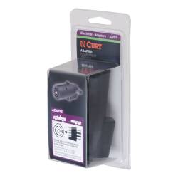CURT - CURT 57251 7-Way Round RV To 5-Way Flat Adapter - Image 2