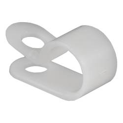 CURT - CURT 59828 3/8" I.D. Convoluted Slit Loom Tube Clamps 25-Pack - Image 1