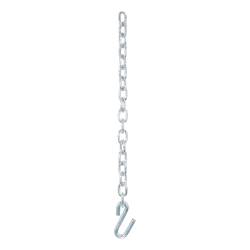CURT - CURT 80300 27" Safety Chain w/1 S-Hook 7000 lbs Clear Zinc - Image 2