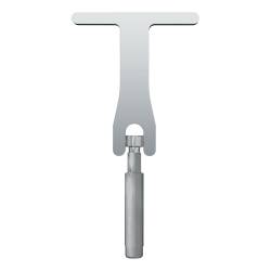 CURT - CURT 66123 Replacement Folding Ball Gooseneck Hitch T-Handle - Image 1