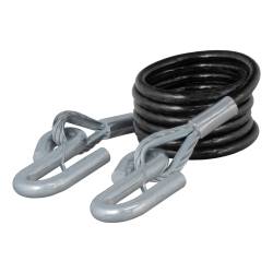 CURT - CURT 70008 Replacement 84" x 3/8" Diameter Tow Bar Safety Cable w/Hooks 7500 lbs - Image 1