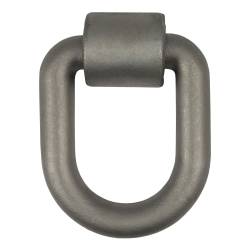 CURT - CURT 83780 3" x 4" Weld-On Tie-Down D-Ring 15587 lbs Raw Steel - Image 1