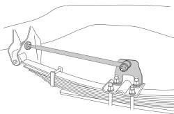 Tuff Country 30695 Rear Traction Bar for 80-04 Ford F250/F350 4WD