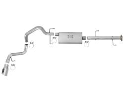 aFe Power - aFe 49-06039-P 2.5" Cat-Back Alu Exhaust w/Polished Tip for 07-14 FJ Cruiser 4.0 - Image 5