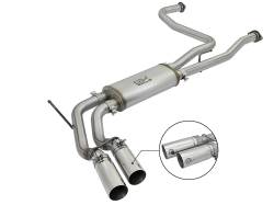aFe 49-46124-P Rebel 2.5" Cat-Back Exhaust System for 04-15 Nissan Titan V8 5.6L