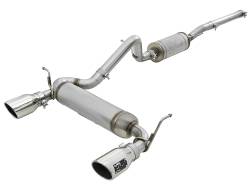 aFe 49-48062-P Rebel 2.5" Cat-Back Exhaust for 07-18 Wrangler JK 3.6L/3.8L 2/4DR