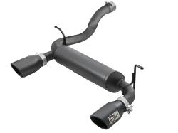 aFe 49-48067-B Rebel 2.5" Axle-Back Exhaust System for 18-26 Wrangler JL L4/V6