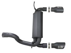 aFe Power - aFe 49-48067-B Rebel 2.5" Axle-Back Exhaust System for 18-26 Wrangler JL L4/V6 - Image 5