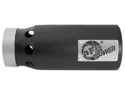aFe Power - aFe 49T40501-B122 4" SS Intercooled Exhaust Tip 4" In x 5" Out 12" L Bolt-On - Image 2