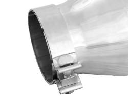 aFe Power - aFe 49T40604-P12 4" Stainless Steel Exhaust Tip 4" In x 6" Out 12" L Bolt-On - Image 4