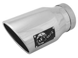aFe 49T50702-P12 5" Stainless Steel Exhaust 5" In x 7" Out 12" L Bolt-On Left