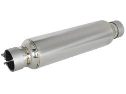 aFe 49M10002 2.5" Exhaust Resonator 2.5" In/Out 4" x 15" Body 19" L Overall