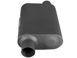 aFe Power - aFe 49M00003 2.5" Aluminized Steel Muffler 2.5" Inlet/Outlet 13"L/10"W/4H" Body - Image 2