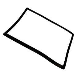 Crown Automotive Jeep Replacement - Crown 55007129AB Rear Quarter Window Seal for 84-96 Jeep Cherokee XJ 4DR - Image 2