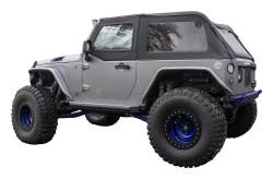 Crown Automotive Jeep Replacement - Crown Automotive BRT20035T Bowless Soft Top for 07-18 Jeep Wrangler JK 2DR - Image 1
