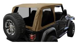 Crown Automotive Jeep Replacement - Crown Automotive BRT10037 Bowless Soft Top for Jeep Wrangler TJ - Image 1