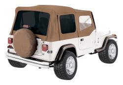 Crown Automotive Jeep Replacement - Crown Automotive CT20037T Complete Soft Top for 87-95 Jeep Wrangler YJ - Image 1