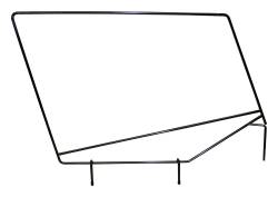 Crown Automotive Jeep Replacement - Crown Automotive DF100YJ Door Frames for Jeep Wrangler YJ - Image 1