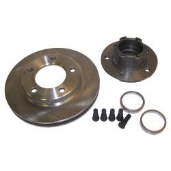 Crown Automotive Jeep Replacement - Crown Automotive J5356183 Hub & Rotor Assembly for CJ5/CJ7 Scout II - Image 1