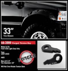 ReadyLift - ReadyLift 66-2000 2.5" Front Leveling Kit Forged Torsion Key for 97-00 Ford F150 - Image 2