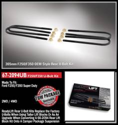 ReadyLift - ReadyLift 67-2094UB U-Bolt Kit for 99-10 Ford F250/F350 Super Duty 4WD - Image 2