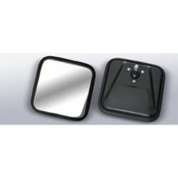 Rugged Ridge - Rugged Ridge 11002.02 CJ-Style Convex Mirror Head Black for CJ - Image 1