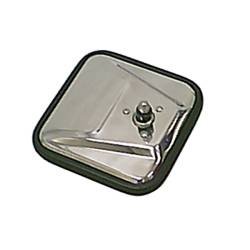 Rugged Ridge - Rugged Ridge 11006.02 CJ-Style Mirror Head Stainless Steel for 55-86 Jeep CJ - Image 1