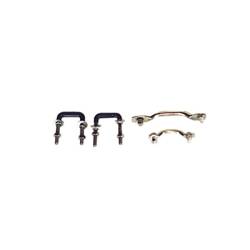 Rugged Ridge 11104.02 Windshield Tie Down Kit Stainless Steel for CJ Wrangler